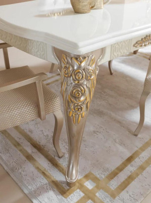 Dining room set Dining set Dining table with 6x chairs Modern 8-piece suite