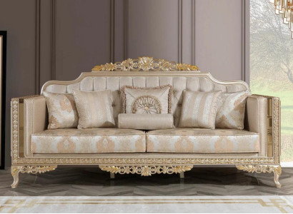 Sofa 3 Seater Textile Living room Design Modern new Luxury new Couches Sofas