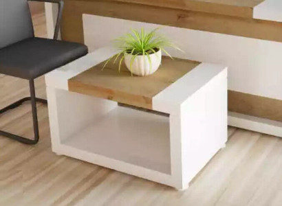 Designer White Coffee table Luxury Wood Table Living room Furniture Storage table