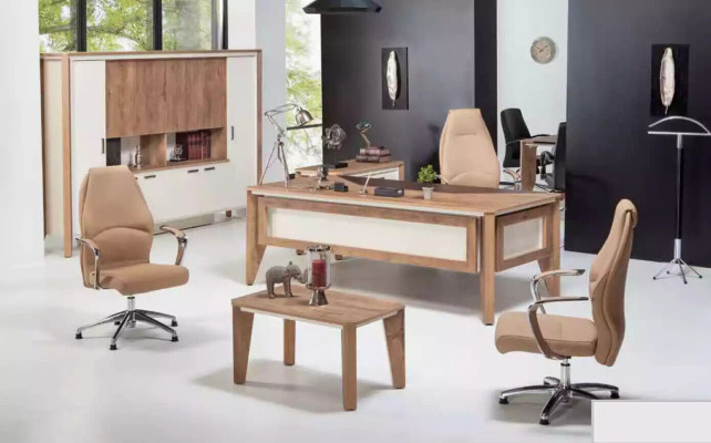 Designer light brown coffee table wooden furniture side tables luxury furniture