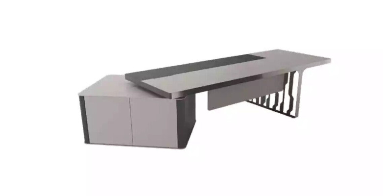 Modern desk office furniture study room furniture office desk gray