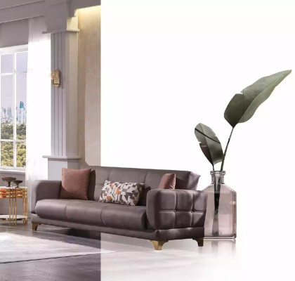 Pink three-seater sofa 3-seater couch living room seating furniture designer sofas