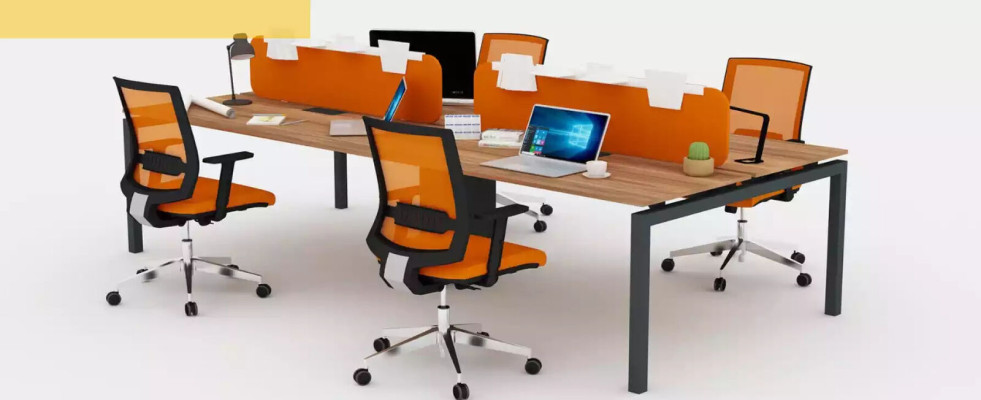 Large work table Office furniture Study room Furnishings Tables Writing desk