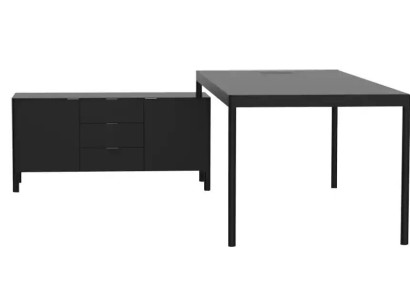 Corner desk work writing office table luxury class designer furniture tables