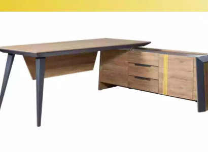 Wood Corner Desks Modern Office Furniture Desk Wooden Furniture Brown