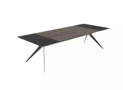 Large Conference table Office furniture Meeting table Office Furnishings Brown