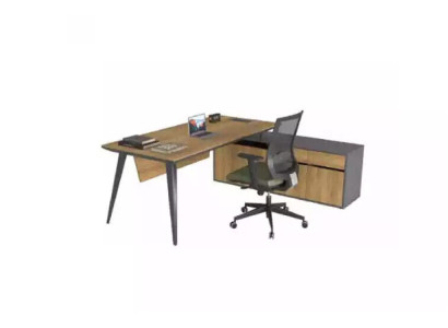 Corner desk Office Table Brown Big Chef Tables Desk Furniture