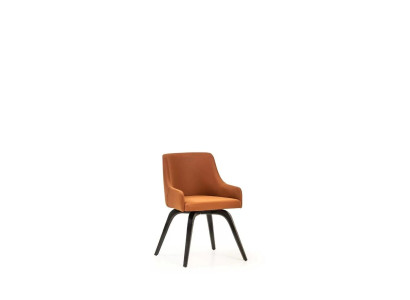 Complete e Chairs Dining chairs Kitchen chairs Orange Set 6pcs Wood