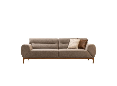 Couch Fabric Sofa Upholstered Sofa Sofa 3 Seater Three Seater Gray Design Sofas