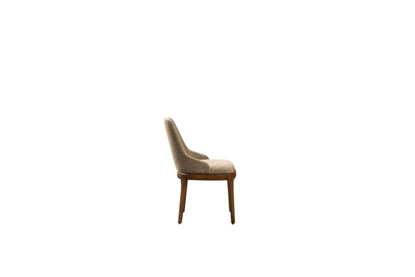 Group Chairs Kitchen chairs Dining chairs Beige 6pcs Modern Fabric