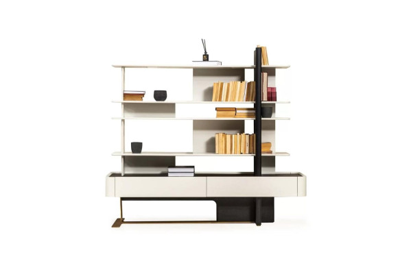 Bookshelf Office shelf Shelves Books Wood White Cabinet Living room