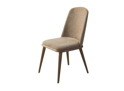 Group Chairs Kitchen chairs Dining chairs Set 6pcs Wood Fabric