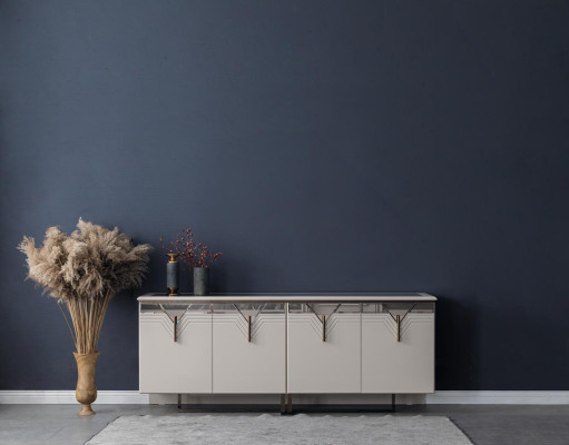Sideboard Sideboard Wooden Cabinet Chest of drawers Wardrobe Wood White Modern
