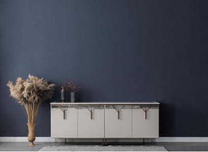 Sideboard Sideboard Wooden Cabinet Chest of drawers Wardrobe Wood White Modern