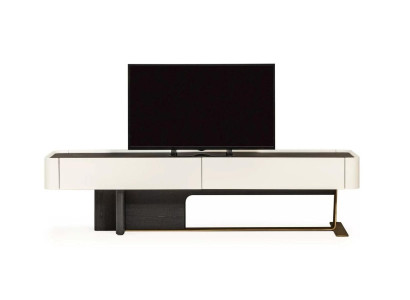 Sideboard TV cabinet Lowboard TV stand Wardrobe Wood White Living room Modern