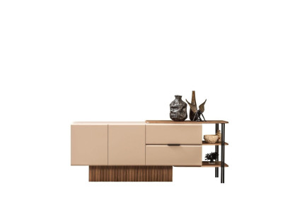 Sideboard Sideboard Wooden Cabinet Chest of drawers Wardrobe Wood Beige Modern
