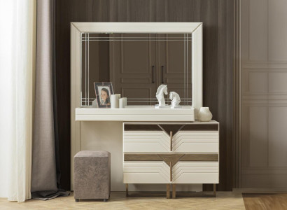 Dressing table Dressing table Console table Wood Bedroom Chest of drawers White