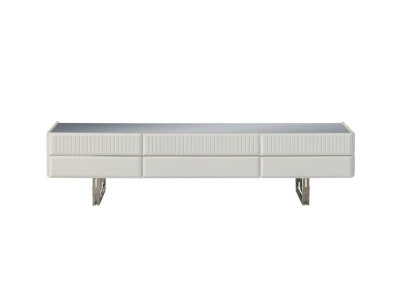 Wooden cabinet TV stand TV-cabinet Lowboard Wardrobe Wood White Modern Sideboard
