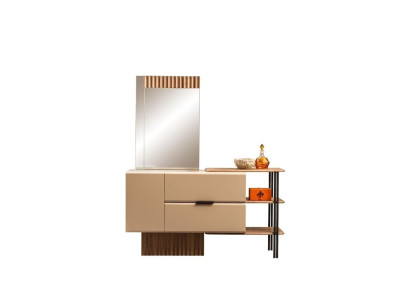 Dressing table Dressing table Console table Wood Bedroom Beige Modern
