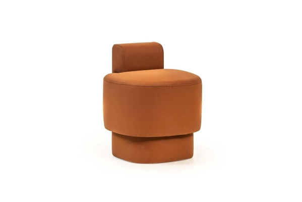 Stool Stool Upholstered Stool Orange Footstool Modern Seater Furniture