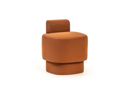 Stool Stool Upholstered Stool Orange Footstool Modern Seater Furniture