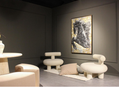 Living room 2x Armchair Design Furnishings Modern Textile new Furniture