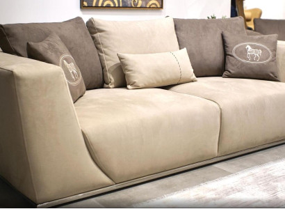 Living room Sofa Three Seater Modern Sofa Couch Upholstery Furniture Textile Furnishings