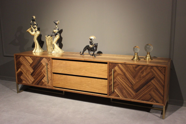 Brown TV stand TV cabinet sideboard Living room furniture Modern luxury new