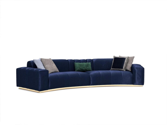 Luxury Upholstered furniture Big Six Seater Sofa Couch Textile Modern Living room