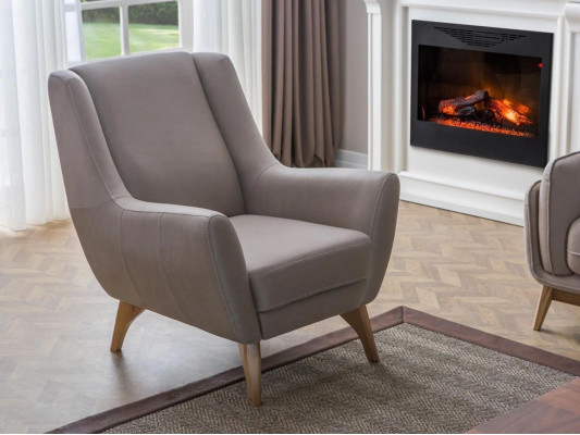 Gray Complete Living room Three Seater Sofa Modern Armchair Wood Design Coffee table