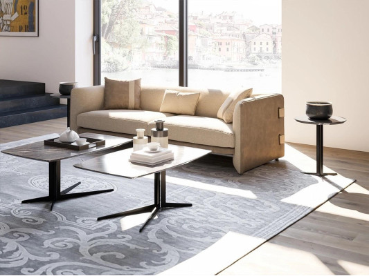 Beige Luxury Upholstered furniture Modern Desing Three Seater Sofa Living room Furnishings