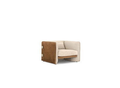 Luxury Modern Armchair Upholstered furniture Furnishings Living room Textile Upholstered Armchair