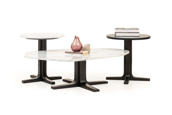 Complete e Coffee tables Coffee table e White side tables set 3-piece tables