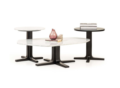 Complete e Coffee tables Coffee table e White side tables set 3-piece tables