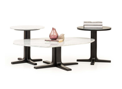 Complete e Coffee tables Coffee table e White side tables set 3-piece tables