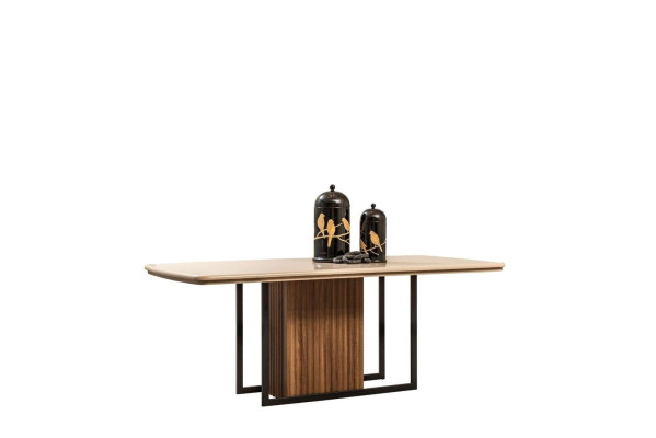 Dining table Table Dining room table Wood Brown Modern Dining room wooden table