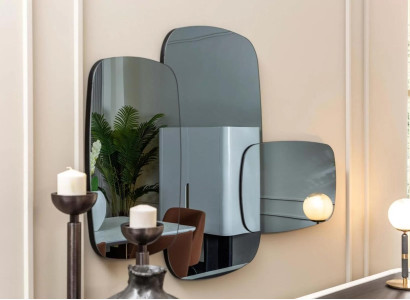 Wall mirror mirror decorative mirror make-up mirror hallway mirror set modern