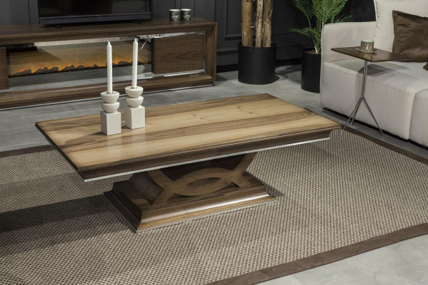Column Coffee table Brown Table Living room Side tables Sofa table Wood