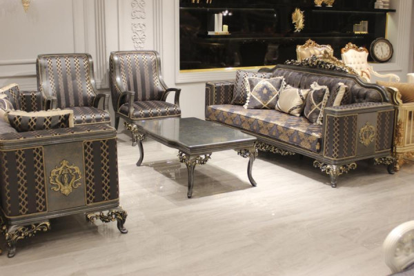 Living room Set Sofa set Natural colors Design Upholstered furniture Coffee table