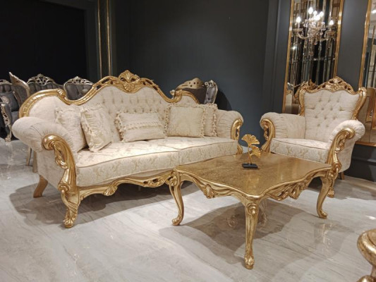 Sofa set 3+3+1+1 Seater + Coffee table Sofa set 5-piece set Upholstery Furniture new