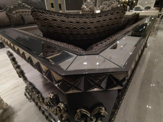 Luxury Living room Sofa set Furniture 3+3+1+1 2x Sofa 2x Armchair Brown new