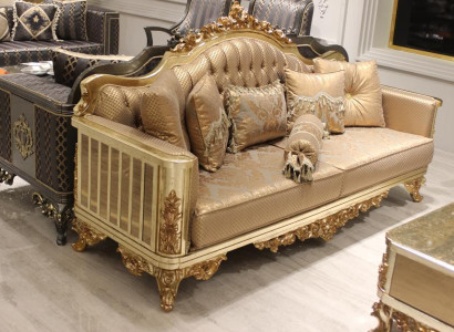 Sofa set 3311 Seater Chesterfield Fabric Textile Classic r Stil Group new