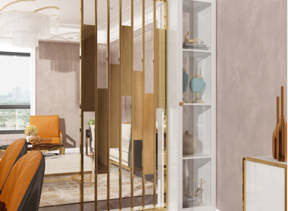 Metal Shelf Partition Designer Luxury Shelves Furniture Style Wardrobe Metal Wall new