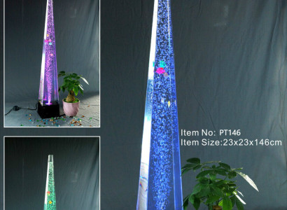 Partition LED Illuminated Water Column Water Column 146cm Water Wall Wall Immediately