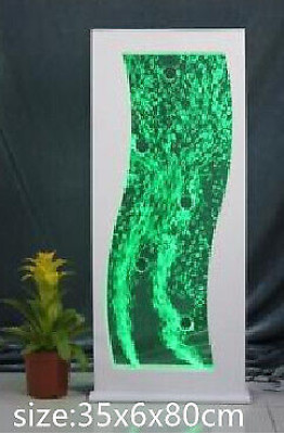 Water column water wall waterfall LED partition luxury design furnishings metal
