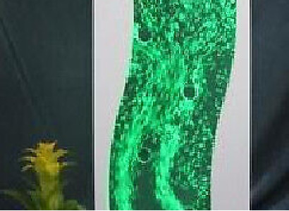 Water column water wall waterfall LED partition luxury design furnishings metal