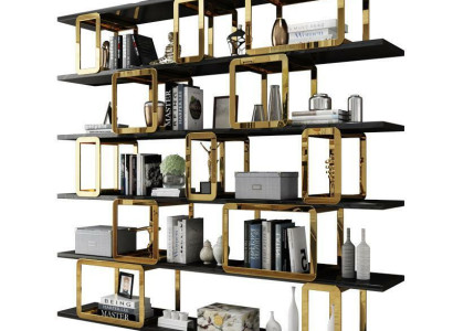 Designer Wardrobe Divider Wall Shelves Living Room Cabinets System Office Furniture