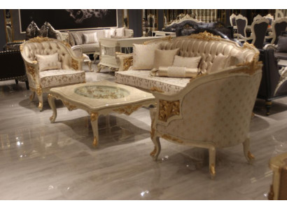 Luxury Sofa set Set Living room Sofa set Sofa set 3+1+1+Coffee table