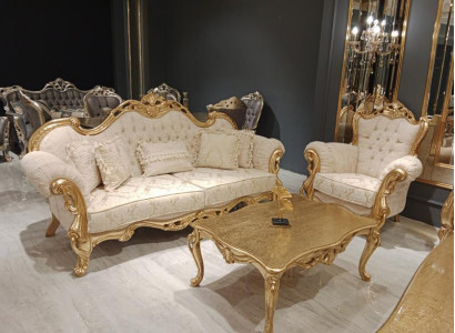 Sofa 3+3 Seater Chesterfield Luxury Sofa 2-piece. Sofa set Classic Furniture new