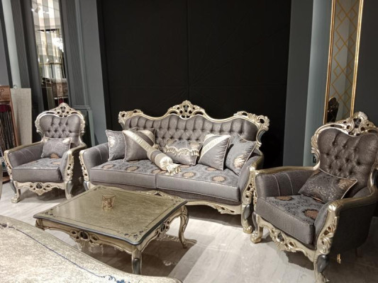 Stylish Chesterfield Living room set Sofa set 3+1+1 Seater Couch